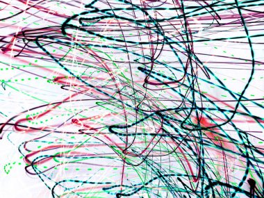 Hafif boyama. Neon parıltısı. Soyut bulanık arka plan. Renkli desen.