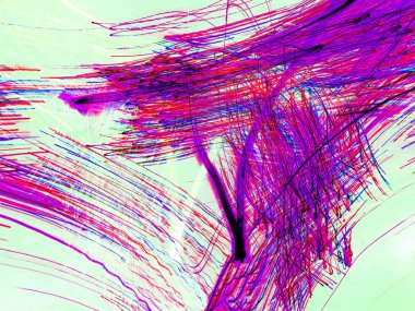 Hafif boyama. Neon parıltısı. Soyut bulanık arka plan. Renkli desen.
