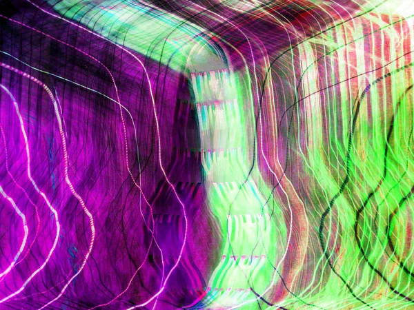 Lehký Obraz Neonová Záře Abstraktní Rozmazané Pozadí Barevný Vzorek — Stock fotografie