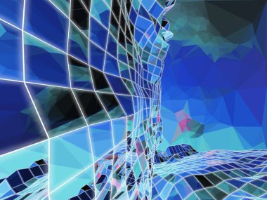 Dijital efektler. Çok renkli soyut arkaplan. Renkli desen. Poster, broşür, el ilanı ve kart için yaratıcı grafik tasarımı. Eşsiz duvar kâğıdı. Ağ, kumaş ve not defteri kapağı için arkaplan.