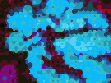 Renkli desen. Çok renkli soyut arkaplan. Dijital efektler. Poster, broşür, el ilanı ve kart için yaratıcı grafik tasarımı. Eşsiz duvar kâğıdı. Ağ, kumaş ve not defteri kapağı için arkaplan.