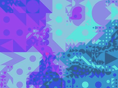 Renkli desen. Çok renkli soyut arkaplan. Dijital efektler. Poster, broşür, el ilanı ve kart için yaratıcı grafik tasarımı. Eşsiz duvar kâğıdı. Ağ, kumaş ve not defteri kapağı için arkaplan.