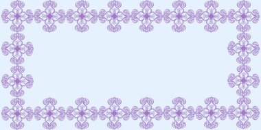 mavi kartpostal için açık çalışma çerçevesi