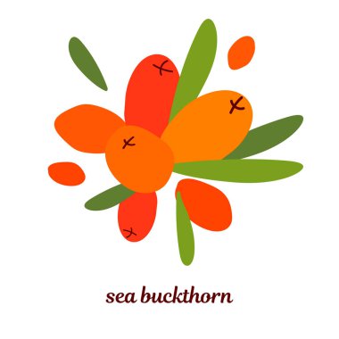 Deniz dikenli böğürtlen ve yapraklı çizimler. ambalaj için modern soyut tasarım, giysiler için baskı, kumaş