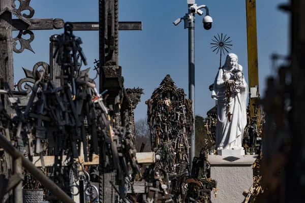 Siauliai Litauen Kreuze Und Kruzifixe Auf Dem Hügel Der Kreuze — Stockfoto