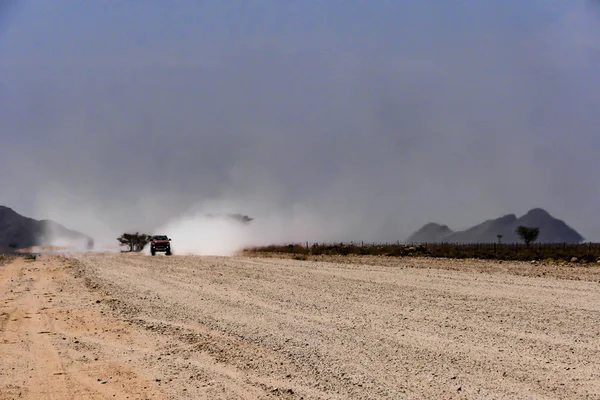 Namibia Desert Driving Desert — Stock Photo, Image
