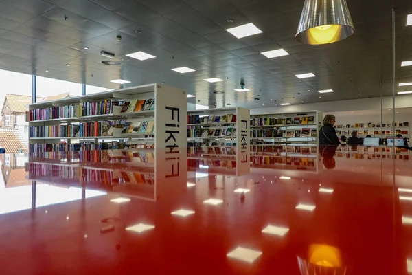 Hjorring Dinamarca Interior Moderno Biblioteca Pública —  Fotos de Stock