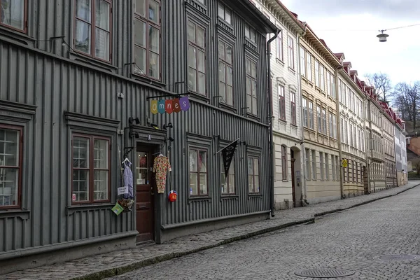 Göteborg Sveç Göteborg Haga Bölümünde Yayalar — Stok fotoğraf