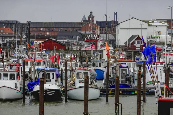 Hirtshalls Denemarken Vissershaven — Stockfoto