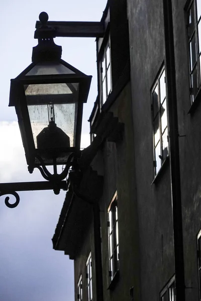 Stockholm Sveç Gamla Stan Veya Old Town Bir Arka Sokak — Stok fotoğraf