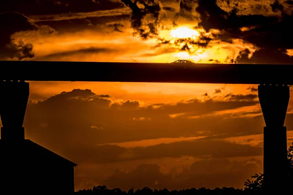 Solomons Island Maryland Die Brücke Über Den Patuxenten Fluss Bei — Stockfoto