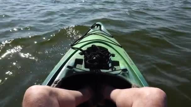 Kajaki Patuxent River Maryland Stany Zjednoczone — Wideo stockowe