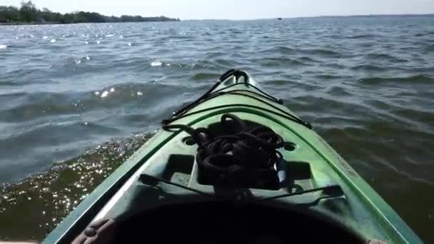 Kajakozás Patuxent River Maryland Usa — Stock videók