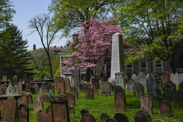 Hartford Verenigde Staten Oude Begraafplaats Eerste Kerk Van Christus — Stockfoto