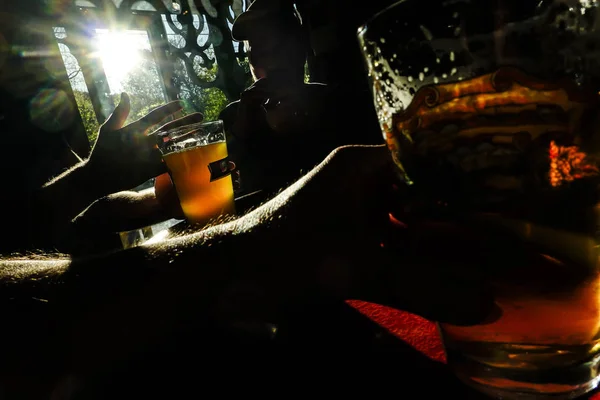 Wassaic New York Usa Men Drinking Beer Pub Bar — Stock Photo, Image
