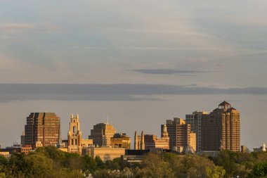 New Haven, Connecticut, Abd Şehir silueti ve Yale Üniversitesi.