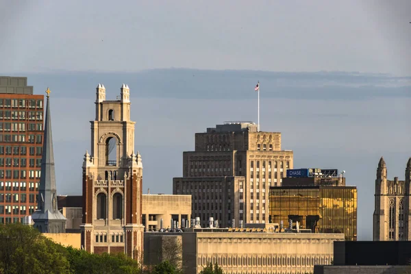 New Haven Connecticut Eua Horizonte Cidade Universidade Yale — Fotografia de Stock