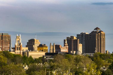 New Haven, Connecticut, Abd Şehir silueti ve Yale Üniversitesi.