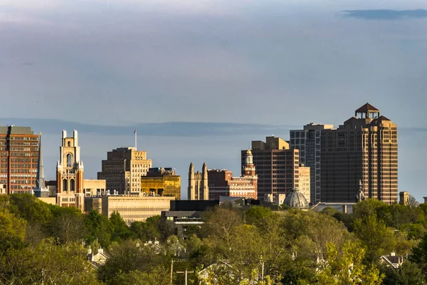 New Haven Connecticut Verenigde Staten Skyline Van Stad Yale University — Stockfoto
