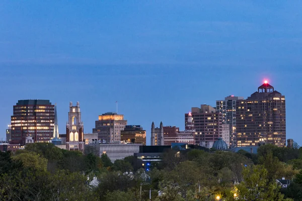 New Haven Connecticut Usa City Skyline Yale University — Stock Photo, Image