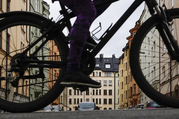 Stockholm Schweden Fußgänger Auf Der Heimdalsgatan Vasastan — Stockfoto