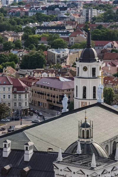 Vilnius Lituanie Les Toits Vieille Ville Cathédrale Vilnius — Photo