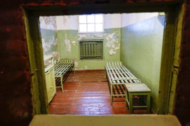 Vilnius, Litvanya İşgaller ve Özgürlük Kavgaları Müzesi içinde bir mahkum hücresi, daha önce Soykırım Kurbanları Müzesi, ve aynı zamanda Kgb müzesi olarak bilinen, Kgb düzenlenen ve muhaliflere işkence.