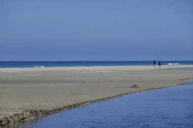 Lonstrup, Danimarka Karaciğer rivultet sahilde Kuzey Denizi girer.