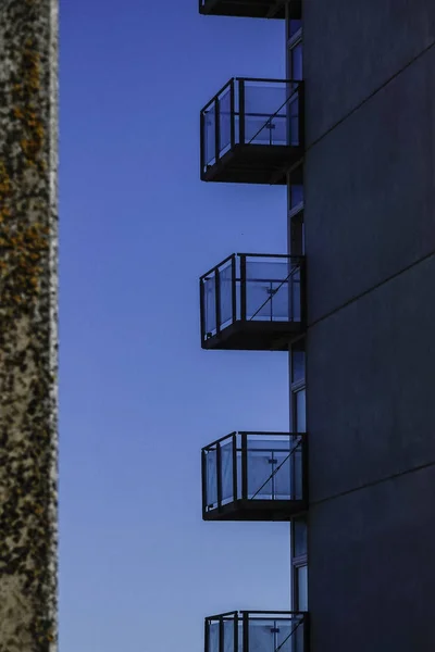 히르츠할스 덴마크 중심부의 건물에 — 스톡 사진