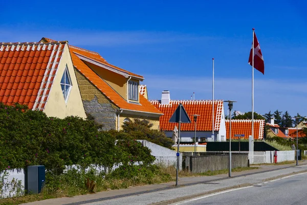 Skagen Dinamarca Stand Casal Periferia Nordeste Skagen Grenen Beach Está — Fotografia de Stock