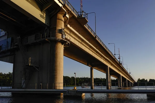 Stockholm Svédország Nockebybron Vagy Nockeby Híd Drottningholm — Stock Fotó