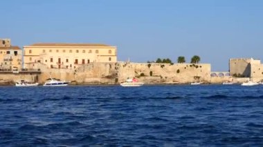 Syracuse, Sicilya, İtalya Sudan Castello Maniace kale