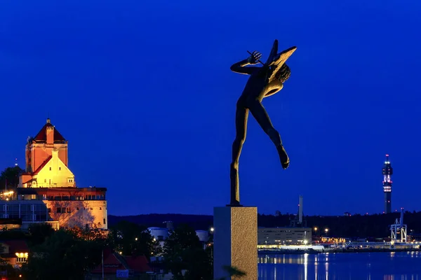 Stockholm Suède Une Statue Carl Milles Sur Île Lidingo Les — Photo