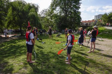 Stockholm, İsveç Kano ve kano kiralama da bir kürek sınıfı.