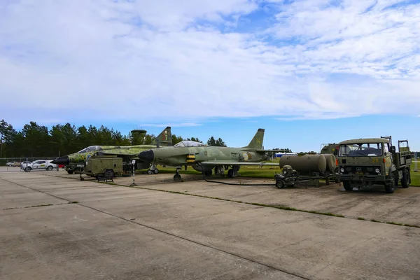 Soderhamn Sweden Collection Old Viggen Planes Soderhamn F15 Flight Museum — Stock Photo, Image