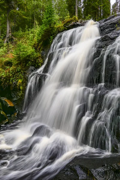 Harnosand Suecia Cascada Vastanafallet —  Fotos de Stock