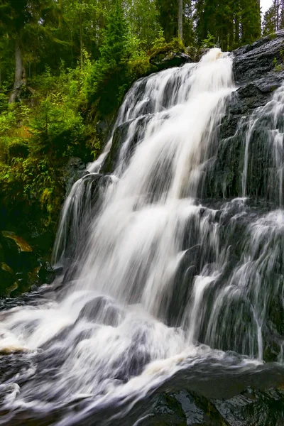 Harnosand Suecia Cascada Vastanafallet —  Fotos de Stock