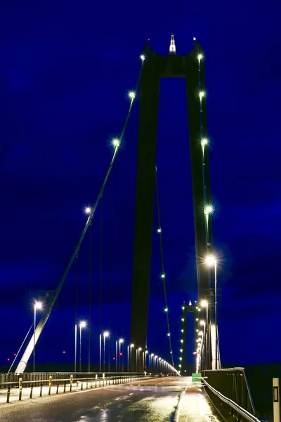 Мост Высокого Побережья Между Крамфорсом Харносандом Швеция Провинции Ангерманланд — стоковое фото
