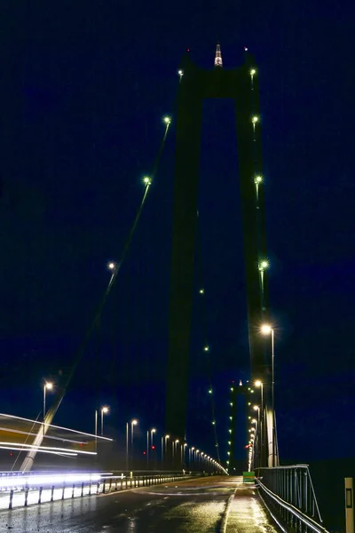 Most Wysokiego Wybrzeża Pomiędzy Kramfors Harnosand Szwecja Prowincji Angermanland — Zdjęcie stockowe