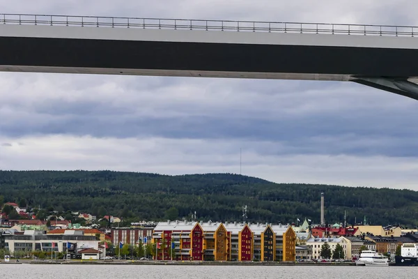 Sundsvall, İsveç E-4 otoyol köprüsü