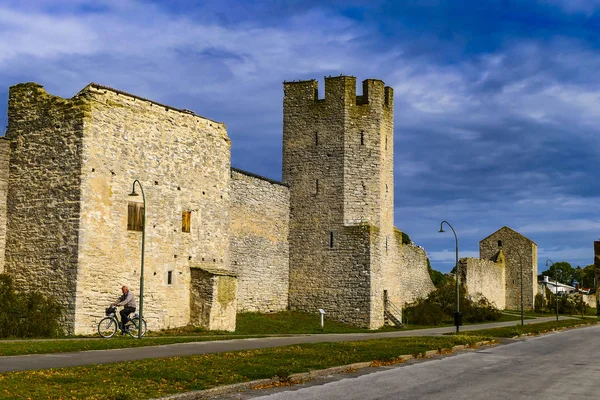 Visby, Gotland, İsveç Visby City savunma Duvarı 12..
