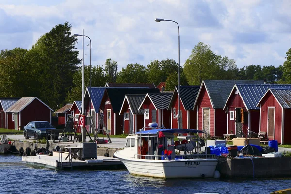 Kappelshamn Gotland Suède Petits Bateaux Pêche Dans Port — Photo