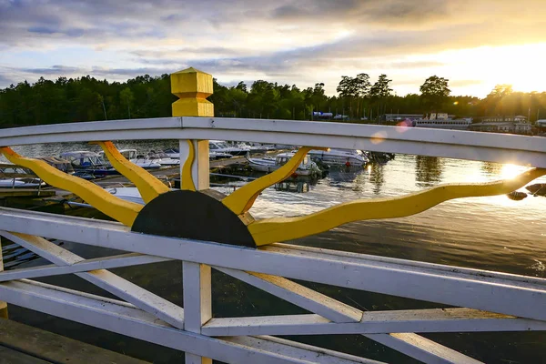 Nynashamn Svezia Spa Nynas Havsbad Sul Mar Baltico — Foto Stock