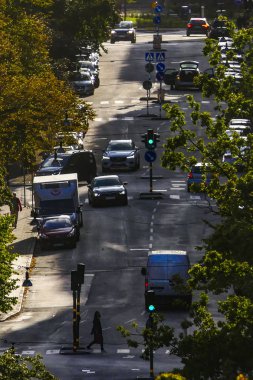 Stockholm, İsveç Vanadisvagen Vasastan içinde