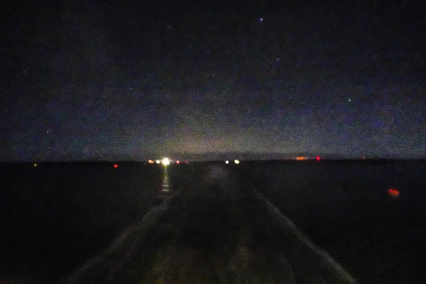 Стокгольм Швеция Балтийское Море Темноте Ночи — стоковое фото