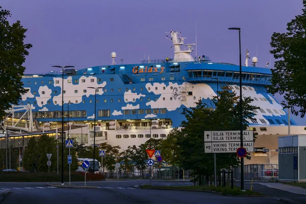 Turku Φινλανδία Τερματικός Σταθμός Πλοίων Και Πορθμείων Από Σουηδία — Φωτογραφία Αρχείου