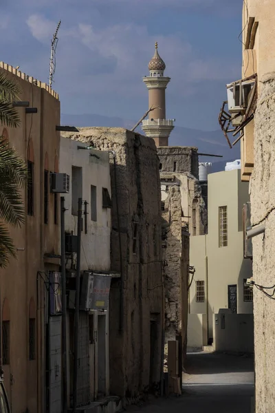 Nizwa Omã Capital 140 Quilômetros Muscat Conhecido Como Centro Comércio — Fotografia de Stock