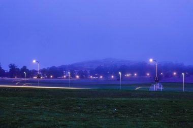 Stockholm, İsveç Sabahın erken saatlerinde Gardet Parkı.