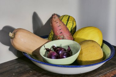 Stockholm, İsveç Bir kase meyve ve sebze.