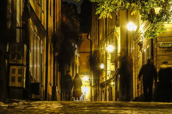 Estocolmo Suecia Svartmangatan Casco Antiguo Gamla Stan — Foto de Stock